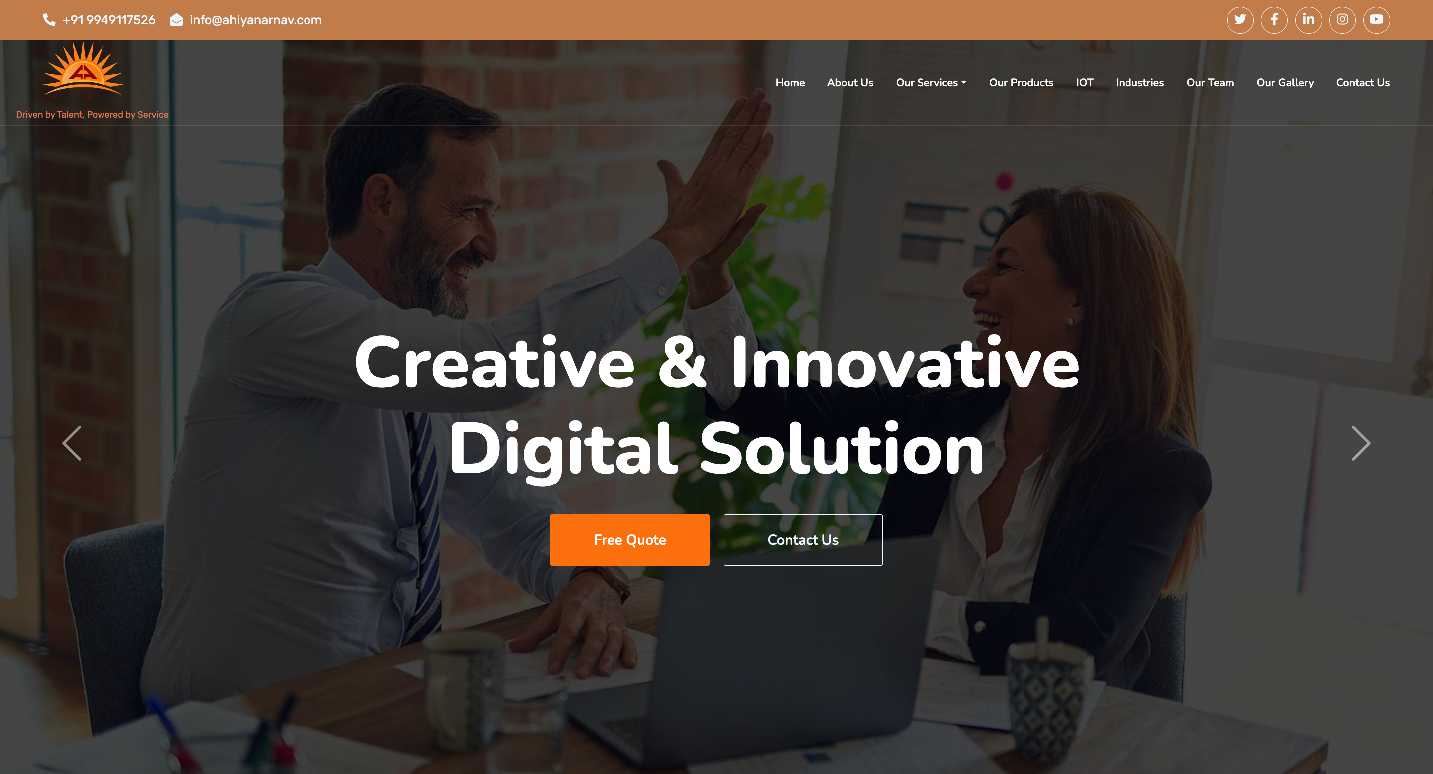 Ahiyan Arnav Website